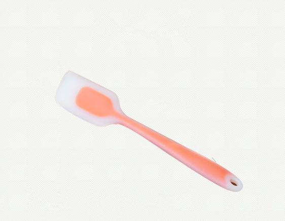爆款1個裝壹體式大號矽膠刮刀（顏色隨機）（規格：28*5.5CM）