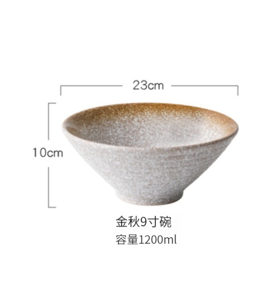 爆款陶瓷碗【9寸-金秋】 