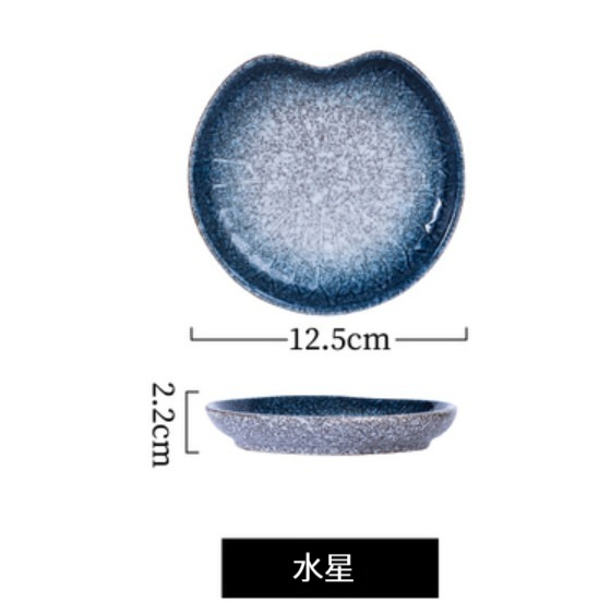 New ceramic dish [5-inch lotus leaf dish-Mercury]