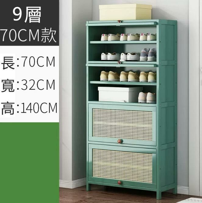 New shoe cabinet (mint green-9 layers and 70 meters long)