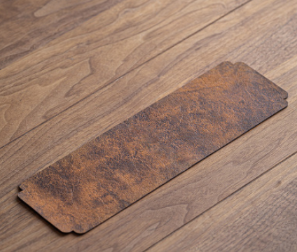 新款中式皮革防水幹泡席(長方淺棕)(尺寸:長36CM*寬11CM)