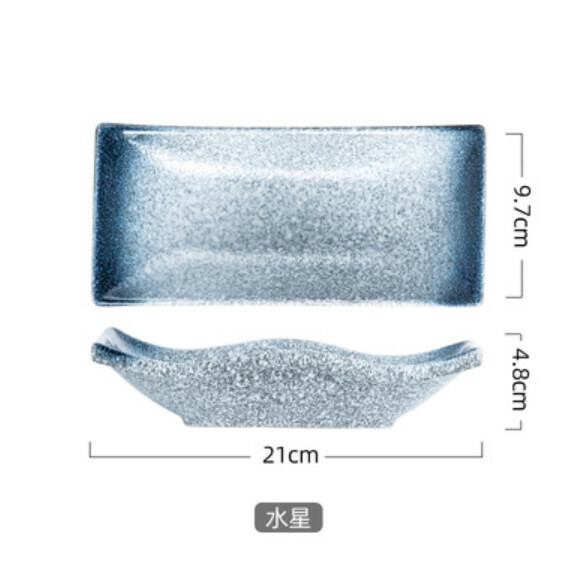 Popular ceramic plate [Fish Plate-Mercury]