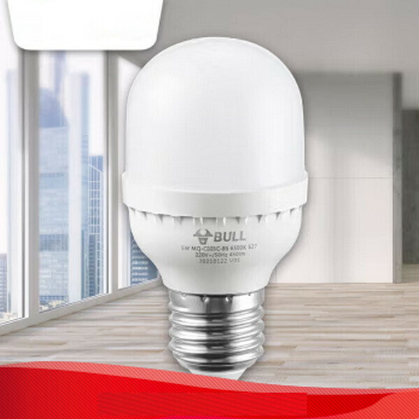 Popular LED spiral screw cylindrical light bulb [5W cylindrical light-6500K]