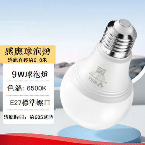 Popular LED light bulb E27 large screw bulb [radar sensor 9W (E27 screw)]