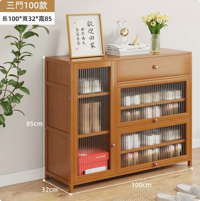 Hot shoe cabinet (three doors, 100 models - 32CM deeper for larger sizes)