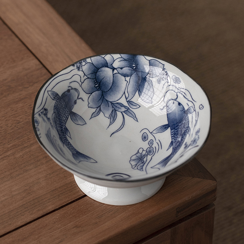 熱推中式茶室高腳盤 點心盤貢盤(年年有餘果盤)