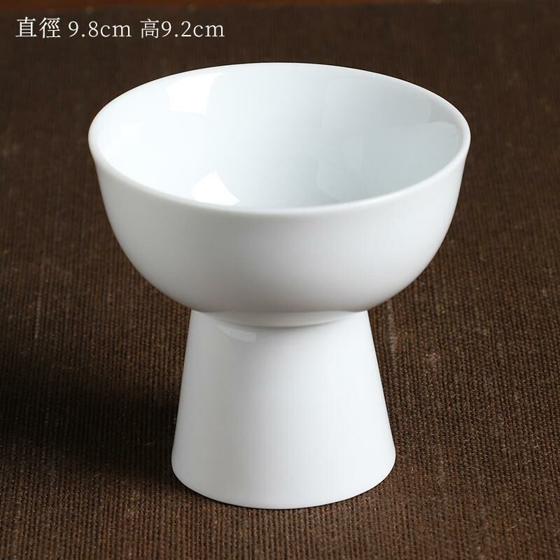 新款高檔陶瓷果盤 點心盤貢盤(20白色宮闕果盤)