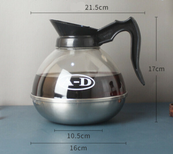 新款AD不銹鋼底咖啡壺-1600ML