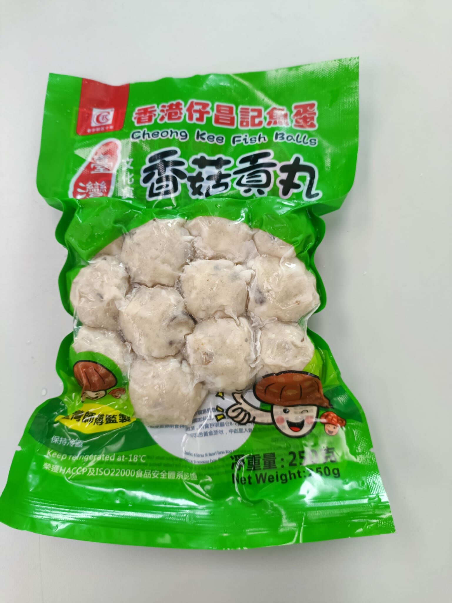 F1: 香港仔昌記魚旦 – 台式香菇貢丸250g