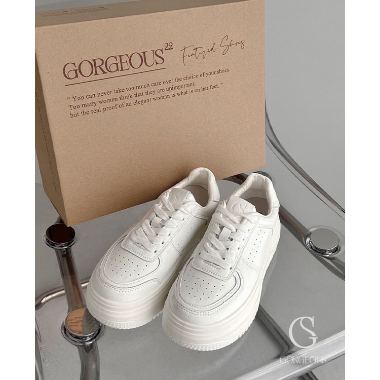 G9406 現貨「GG'超軟品牌小白鞋」