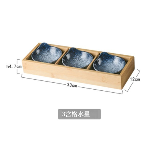 熱賣陶瓷餐具【3宮格-水星】 