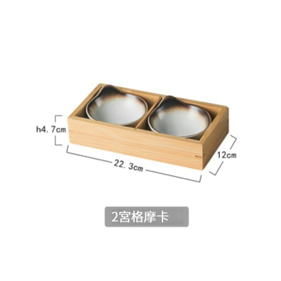 熱賣陶瓷餐具【2宮格-摩卡】 