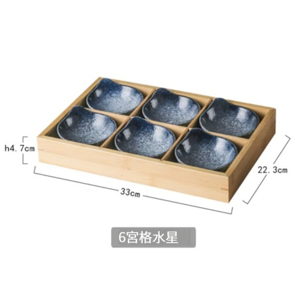 熱賣陶瓷餐具【6宮格-水星】 