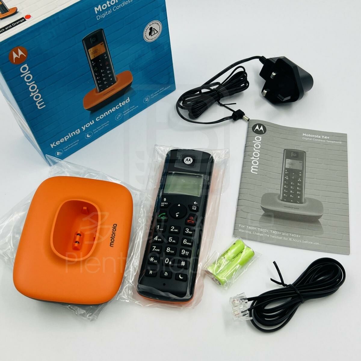 摩托羅拉 - Motorola® T401+ 數碼室內無線電話 "來電封鎖 及 請勿騷擾"功能《香港行貨》《1年保養》- 1部