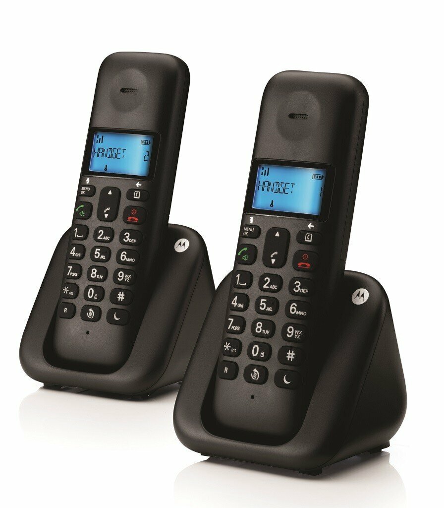 摩托羅拉 - Motorola® T302+ 數碼室內無線電話《香港行貨》《1年保養》- 1主機 1分機 套裝