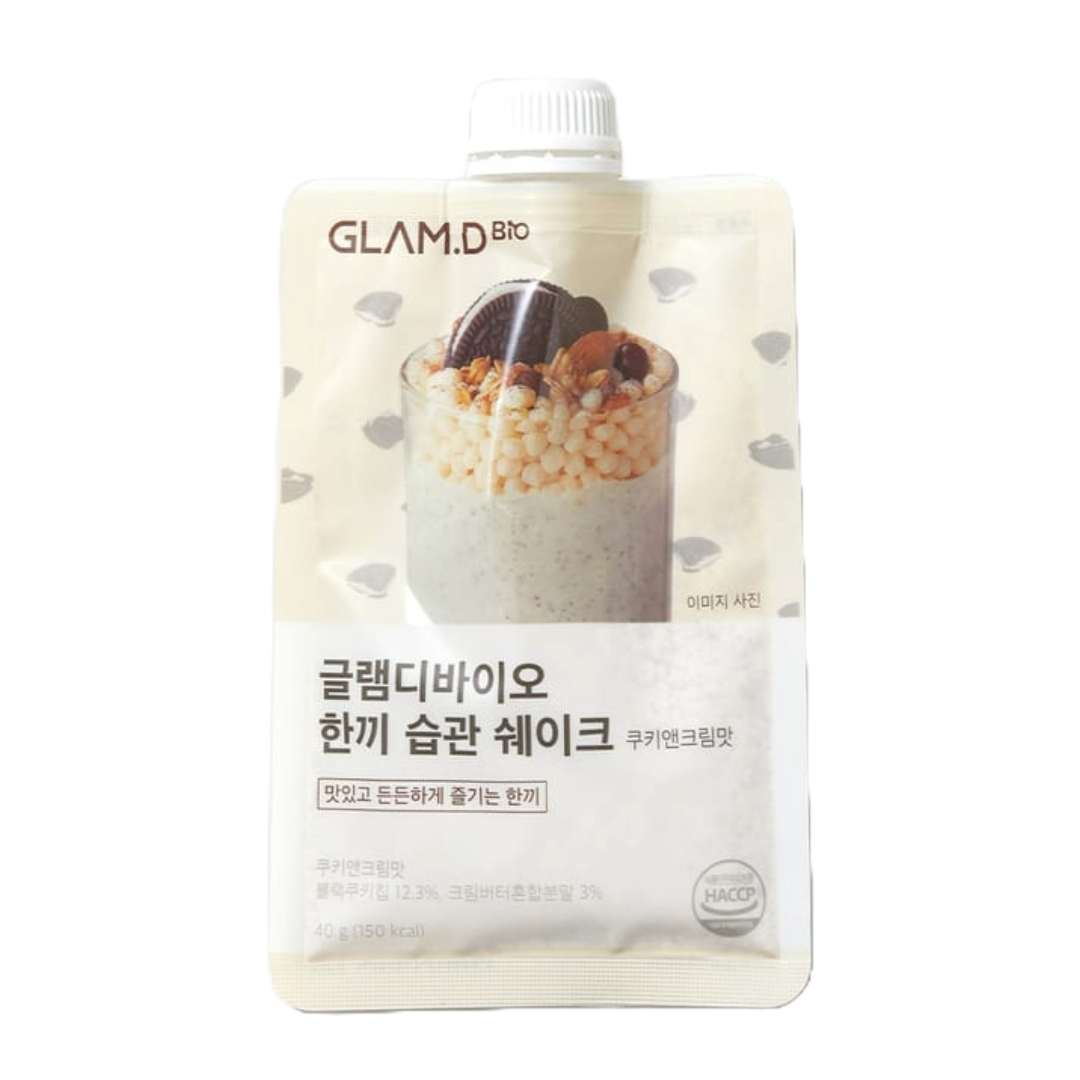 GLAM.D 魅力代餐奶昔  忌廉曲奇味 40g (1包)