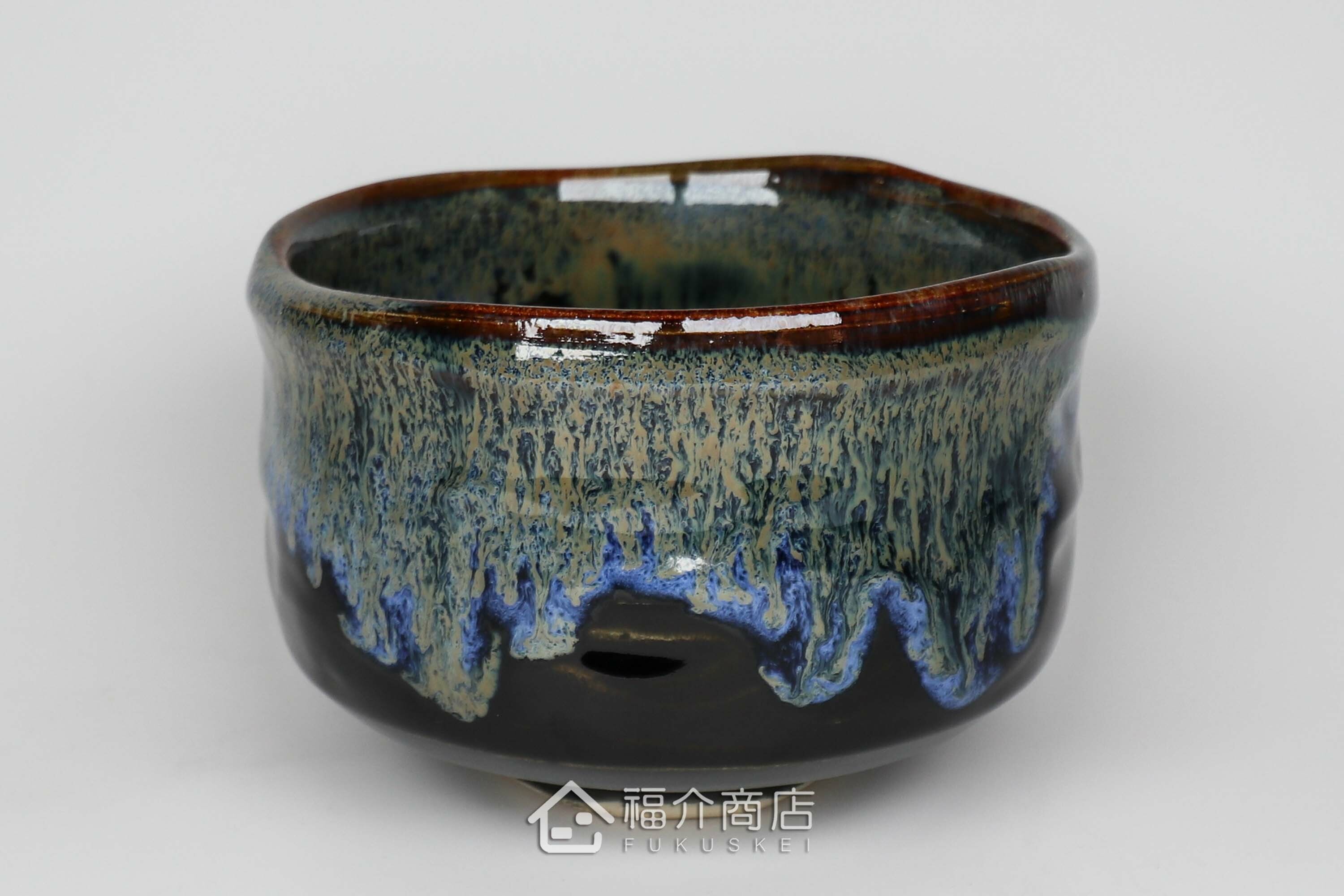 福介商店｜窯変碧抹茶碗