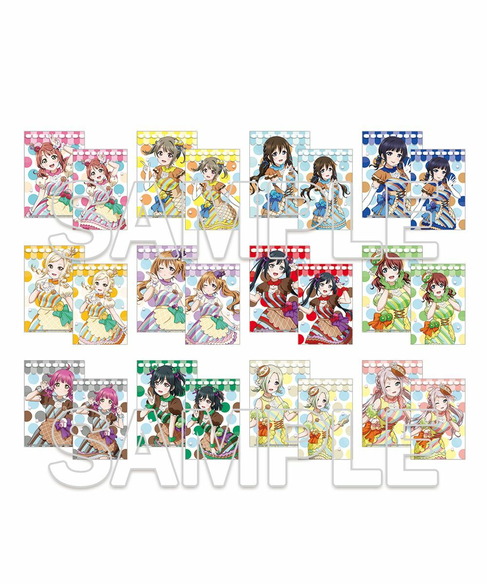 預購-LoveLive!Days５週年紀念 『LoveLive！虹咲學園學園偶像同好會』 集換式迷你File夾&明信片 盲盒販售 隨機出貨【日本進口精品】