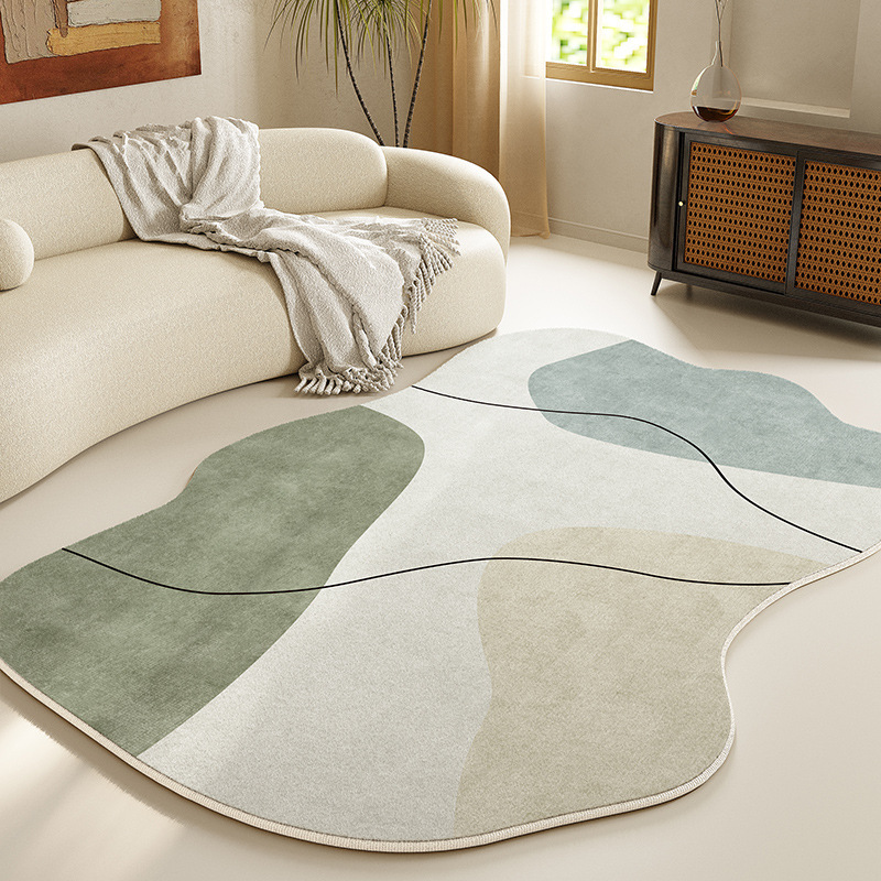 《4529》ins 不規則仿羊絨地墊((仿羊絨))