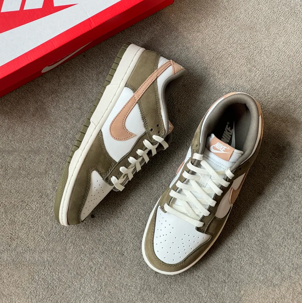 NIKE DUNK LOW "MEDIUM OLIVE HEMP" 抹茶拿鐵 橄欖綠 男鞋 FQ8250-200 / 調貨