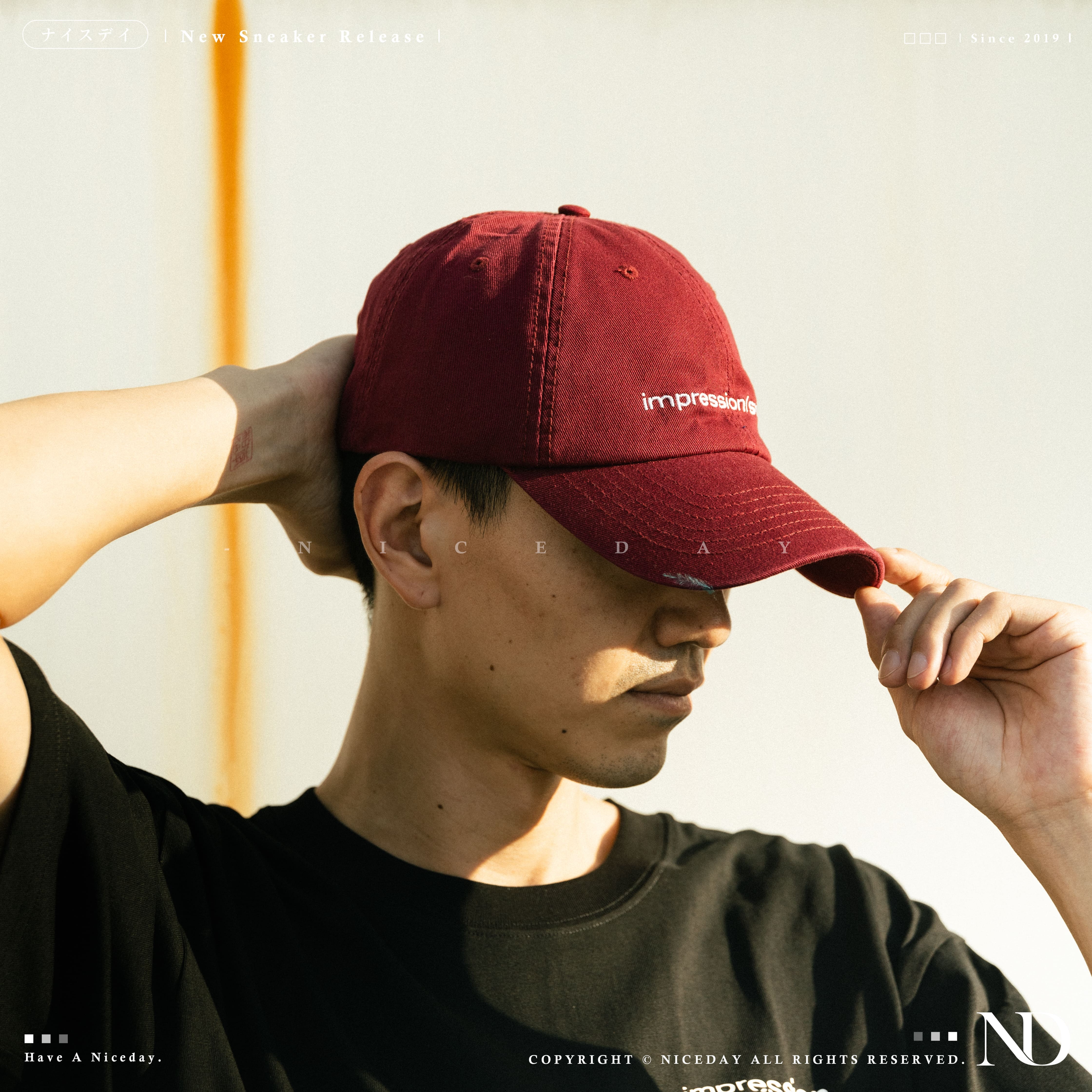 NICEDAY 現貨 配件 IMPRESSION SUB+ 美式 logo 帽子 鴨舌帽 復古