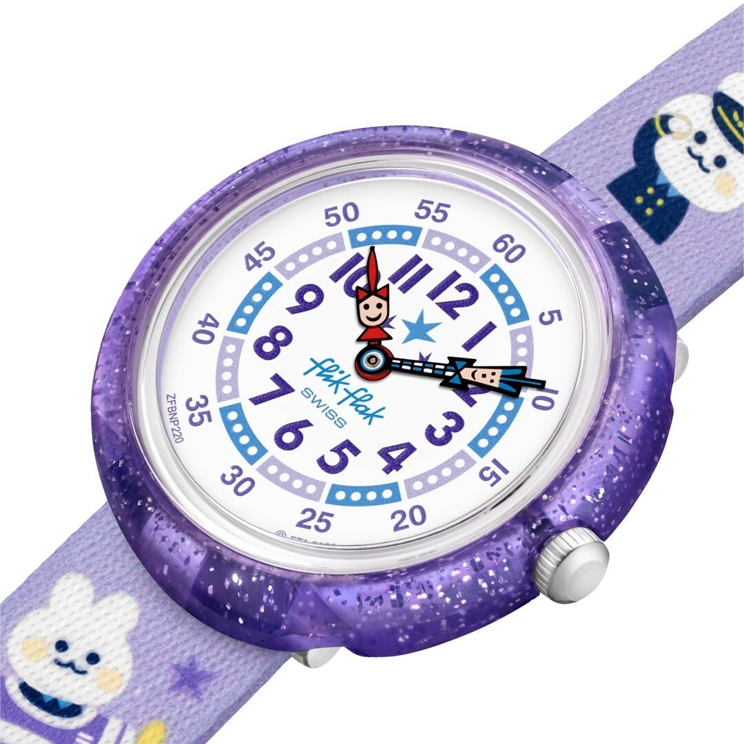 【Swatch - Flik Flak】CHASING CLOUDS FBNP220 32mm 現代鐘錶