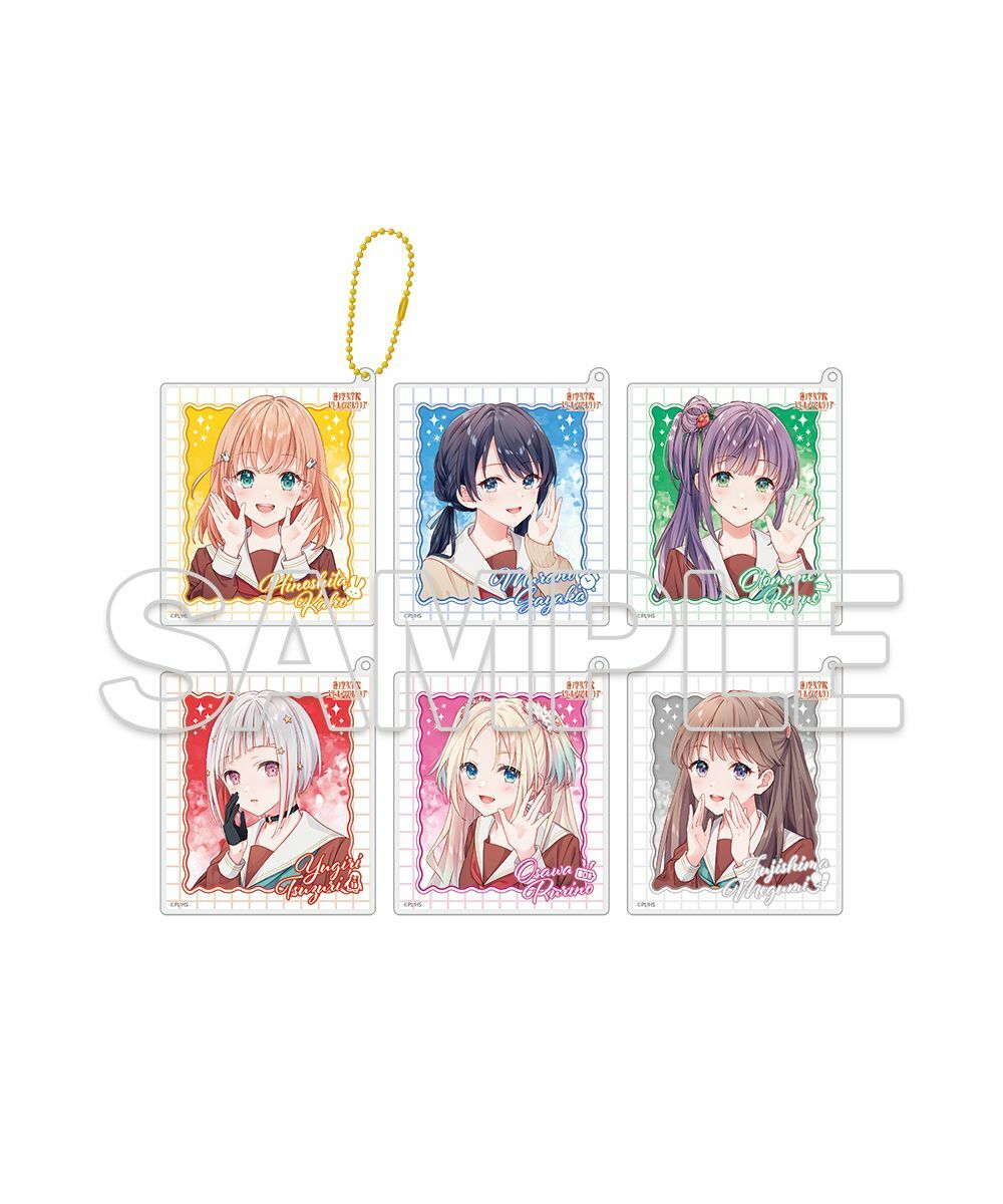 預購-『LoveLive！蓮之空女學院學園偶像俱樂部』 集換式壓克力小卡鑰匙圈 Ver.制服 盲盒販售 隨機出貨【日本進口精品】