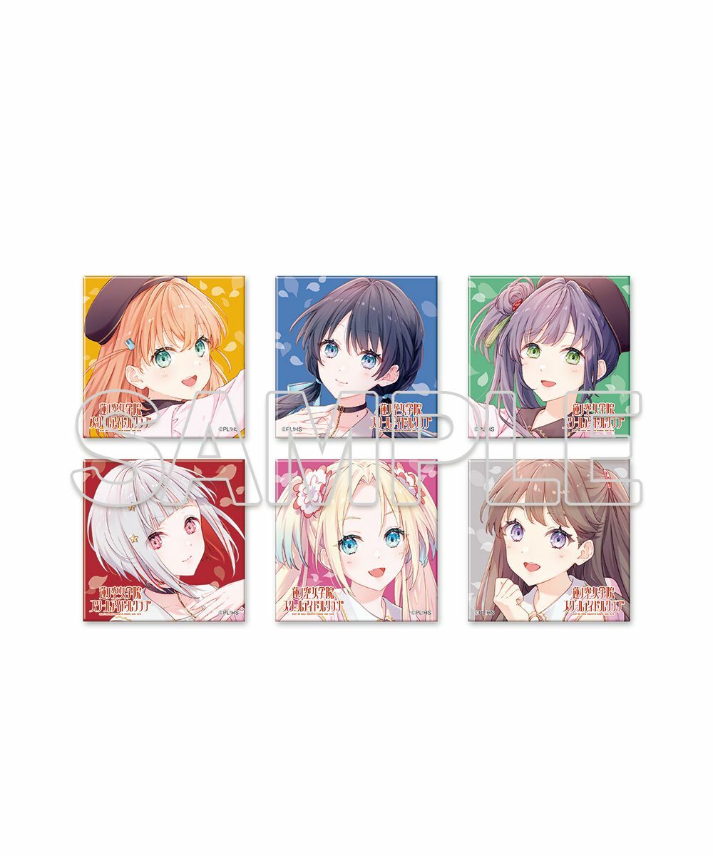 預購-『LoveLive！蓮之空女學院學園偶像俱樂部』 方形徽章套組 Dream Believers Ver.【日本進口精品】