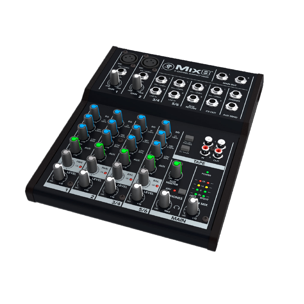 Mackie MACKIE / MIX 系列 類比混音器(MIX5/MIX8/MIX12FX) 第 3 張圖片｜三峽錄音 / 音響