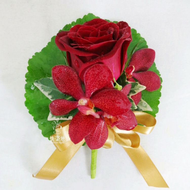 喜樂✵玫瑰花胸花 AF231207