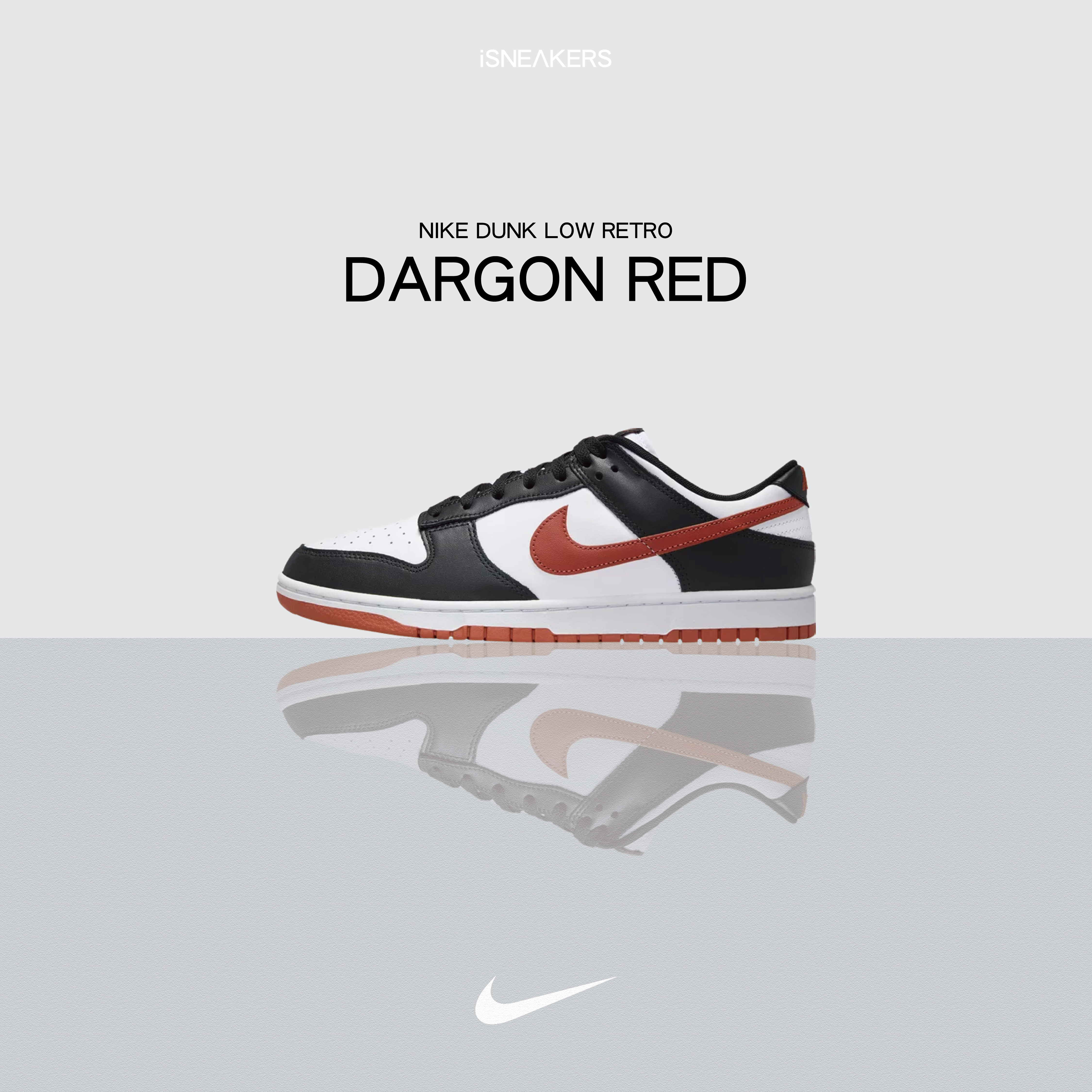 iSNEAKERS｜Nike Dunk Low Retro "Dragon Red" 紅龍 DV0833-108