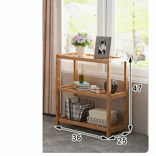 New wooden floor-standing flower stand (step by step flower stand)