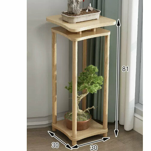 New wooden floor-standing flower stand (Xinlanchen No. 1 [primary color large size])