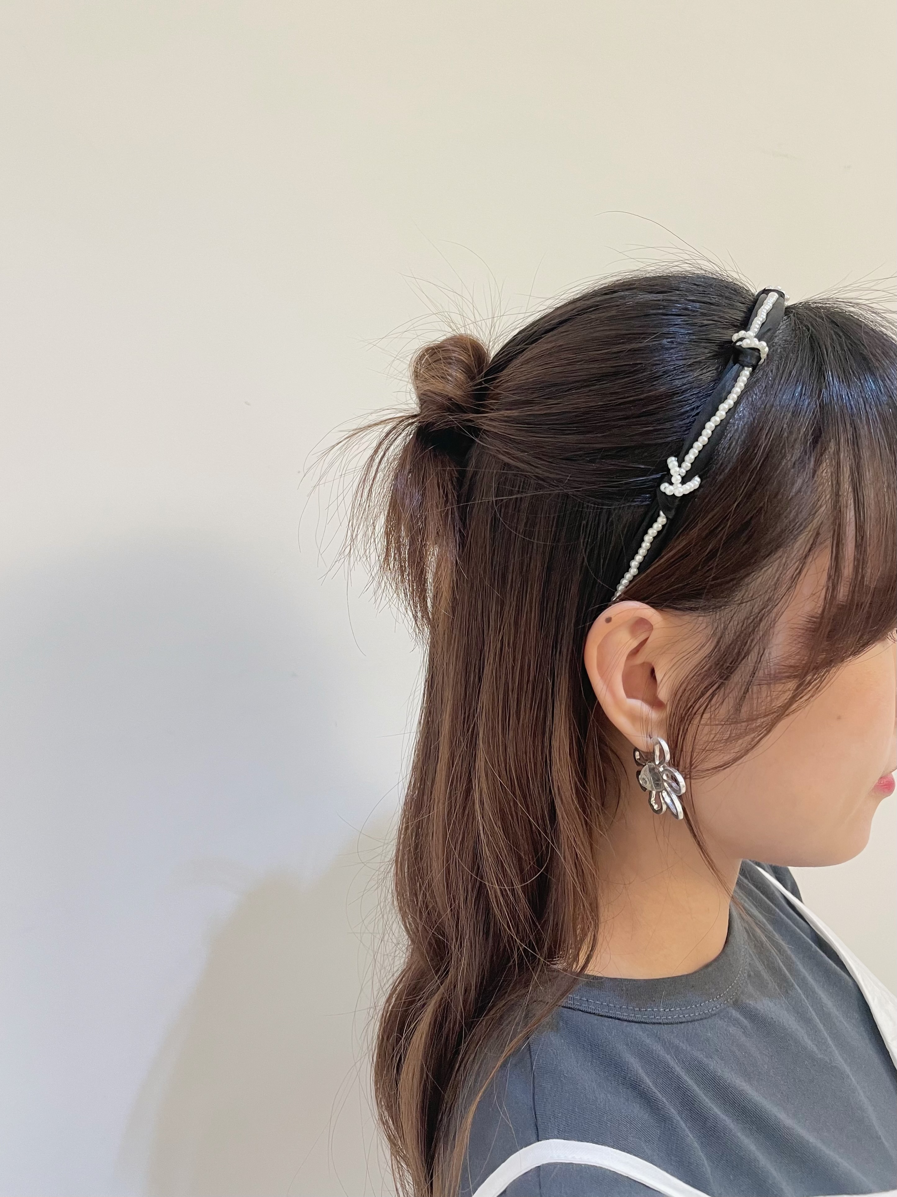 #228VE014 Special small pearl hair band