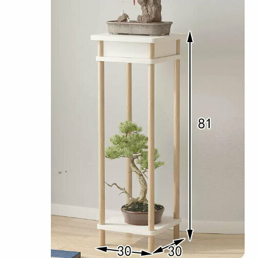 New wooden floor-standing flower stand (retro flower table [Nordic style] (large size))