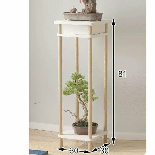 Hot selling wooden floor-standing flower stand (retro flower table [Nordic style] (large size))