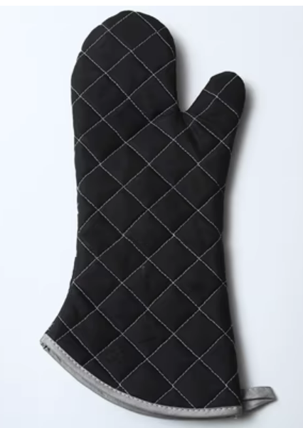 Hot style 2 pieces of fireproof canvas insulation and high temperature resistant gloves (size: length 42CM)