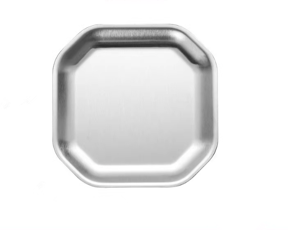 Popular natural stainless steel steamer dish (octagonal dish) (Specifications: small - extra large) (please contact customer service to confirm the delivery size after placing the order)