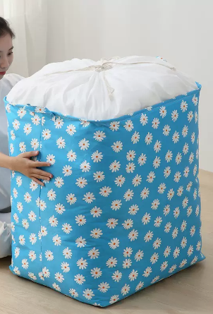 Popular large-capacity clothes and quilt storage bag (Little Daisy) (size: 200L-50*60*68CM)