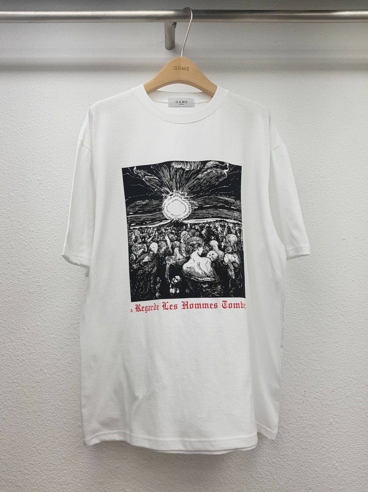 英文字圖案短袖Tee GAME-033T