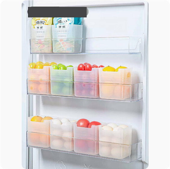 Hot Recommended [10-Pack] Refrigerator Side Door Storage Box (Small Size [For Double-Door Refrigerator])