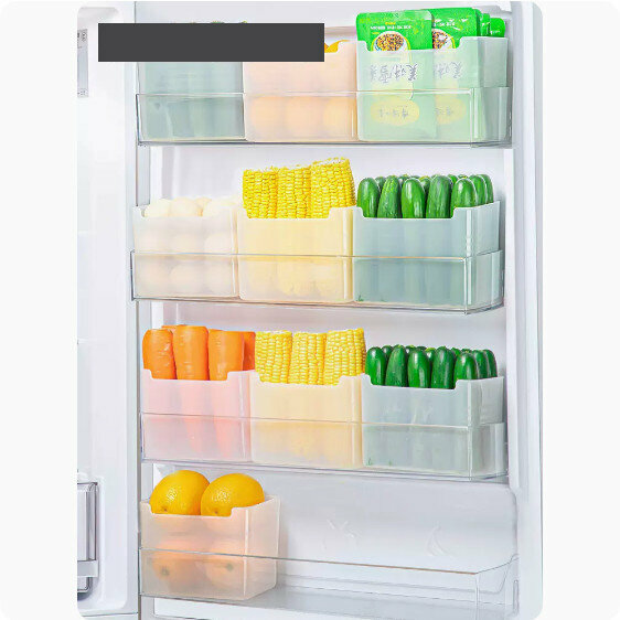 Hot Recommended [10-Pack] Refrigerator Side Door Storage Box (Large [For Double Door Refrigerator])