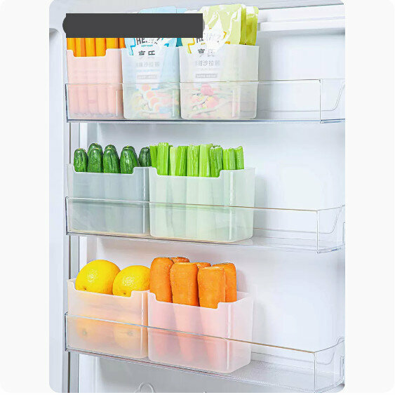Hot push refrigerator side door storage box (3 small size + 4 large size [for 3-layer side door refrigerator])
