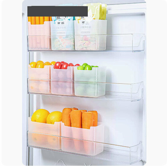 Hot push refrigerator side door storage box (6 small size + 2 large size [for 3-layer side door refrigerator])