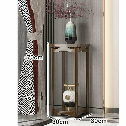 Hotly recommended wooden floor-standing flower stand (Chinese flower stand without drawer 70)