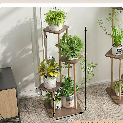 Hotly recommended wooden floor-standing flower stand (Nordic No. 1 [Cafe] fourth floor)