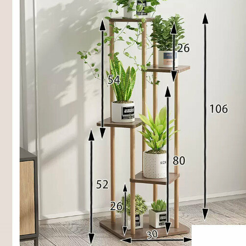 Hotly recommended wooden floor-standing flower stand (Nordic No. 1 [Cafe] fifth floor)