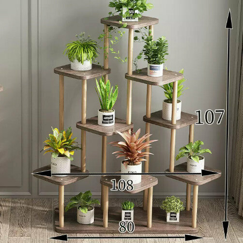 Hotly recommended wooden floor-standing flower stand (Nordic No. 3 [Cafe] 9th floor)