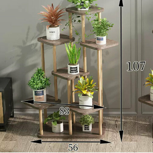 Hotly recommended wooden floor-standing flower stand (Nordic No. 3 [Ca] seventh floor)