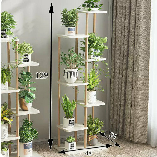 Hotly recommended wooden floor-standing flower stand (Nordic No. 2 flower stand, 7th floor)